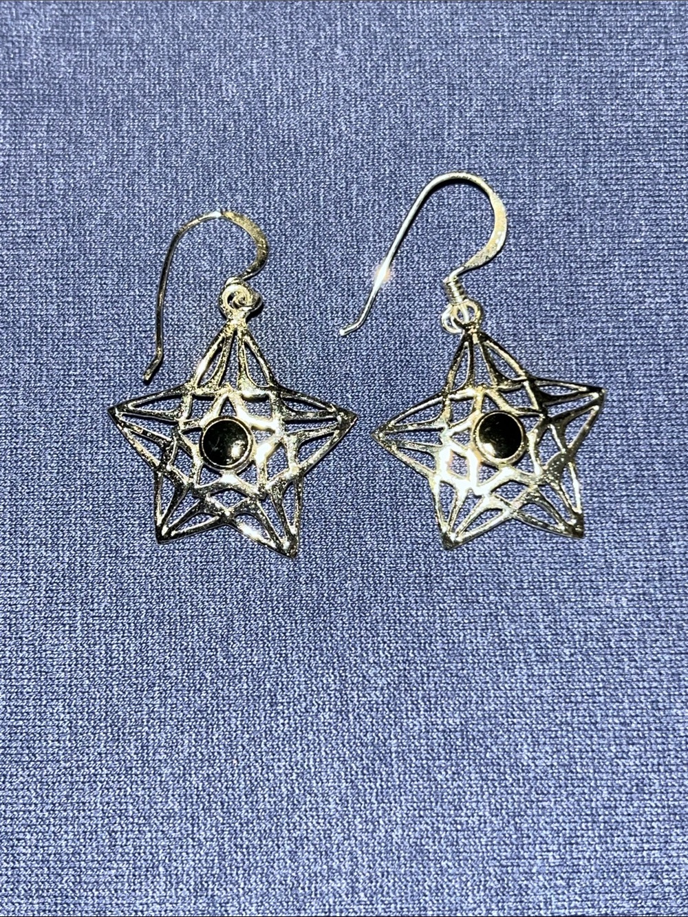 Earrings silver stars